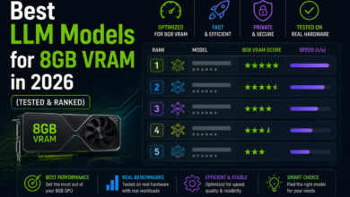 Best LLM Models for 8GB VRAM in 2026 (Tested & Ranked) 7 Best LLM Models for 8GB VRAM in 2026 (Tested & Ranked)
